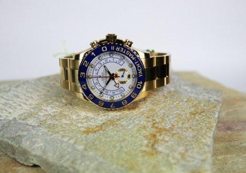Men's 18K Gold Rolex Yachtmaster II Model # 116688