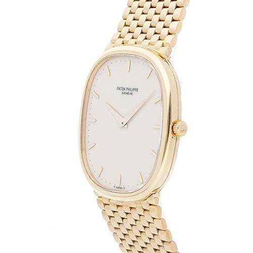 Patek Philippe Ellipse Quartz (Battery) Cream Dial Mens Watch 3838 (Certified Pre-Owned)
