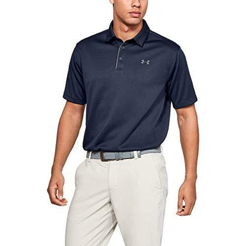 Under Armour Men's Tech Polo, Midnight Navy (410)/Graphite, Large