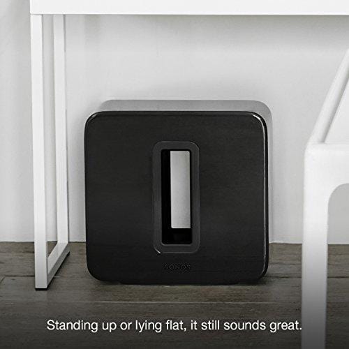 Sonos Sub, the wireless subwoofer for deep bass. (Black)