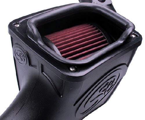 S&B Filters 75-5070 Cold Air Intake For 2003-2007 Ford Powerstroke 6.0L (Oiled Cleanable, 8-ply Cotton Filter)