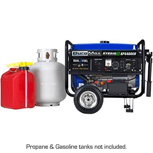 DuroMax Hybrid Dual Fuel XP4400EH 4,400-Watt Portable Generator