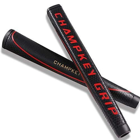 Champkey MTD Midsize Golf Putter Grip - Tacky Polyurethane Material,Moderate Feedback，More Comfortable（Black(Limited)，Midsize）