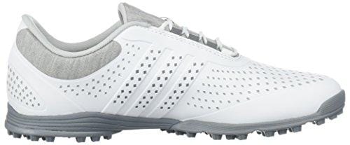 adidas Women's Adipure Sport Golf Shoe, White/Grey, 7.5 Medium US [product _type] adidas - Ultra Pickleball - The Pickleball Paddle MegaStore