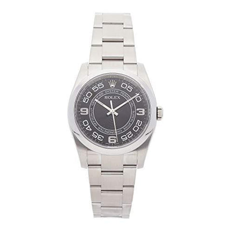 Rolex Oyster Perpetual Mechanical (Automatic) Black Dial Mens Watch 116000 (Certified Pre-Owned)