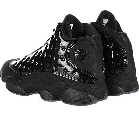 Jordan Men's Retro 13 Black/Black Leather Basketball Shoes 11 M US