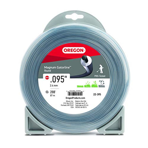 Oregon 22-395 Gatorline Heavy-Duty Professional Magnum 1-Pound Coil of .095-Inch-by-288-Foot Round String Trimmer Line