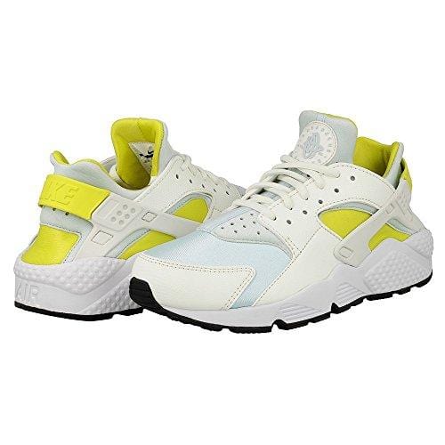Nike Womens Air Huarache Run Training Running Shoes White 6 Medium (B,M)