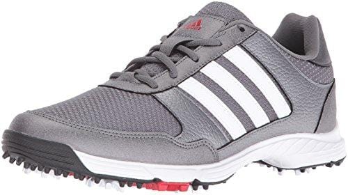 adidas Men's Tech Response Golf Shoe, Iron Metallic/White, 9.5 M US [product _type] adidas - Ultra Pickleball - The Pickleball Paddle MegaStore
