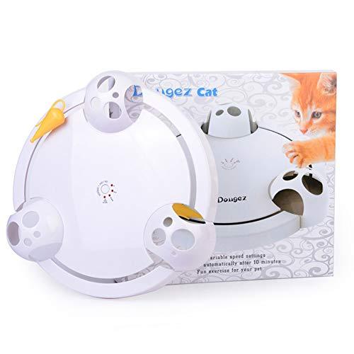 Running Pet Cat Toy, Interactive Automatic Toy for Cat or Kitten, Adjustable Electronic Battery Operated Toy