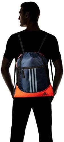 adidas Alliance II Sackpack, Grey/Orange, One Size