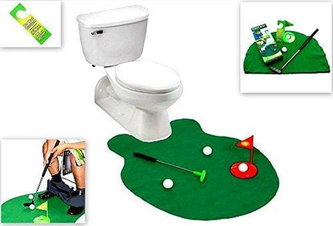 Toilet Golf, Putter Practice in the Bathroom with this Potty Putter, By Barwench Games