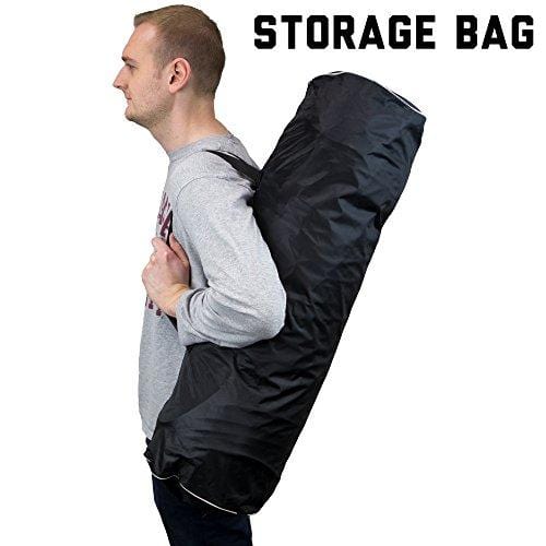 42' Tennis Net & Winch Cable with Carry Bag – Full Size Replacement Net for Indoor & Outdoor Tennis Courts by Crown Sporting Goods