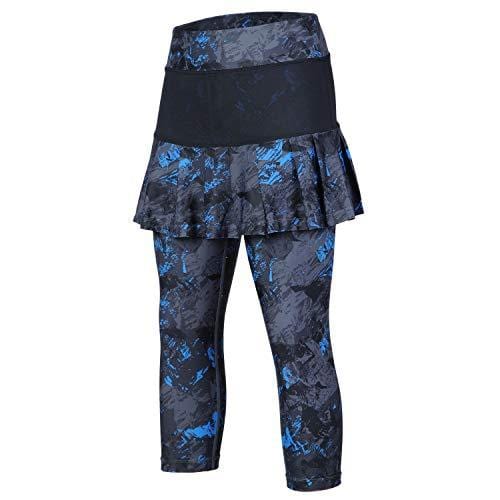 ANIVIVO Women Tennis Legging, Skirted Capri Leggings Tennis Pants for Women& Sports Capri Skirted Leggings Women Tennis Clothings(Darkblue,M) [product _type] ANIVIVO - Ultra Pickleball - The Pickleball Paddle MegaStore