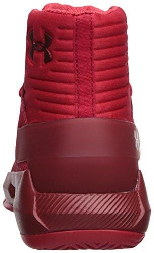 Under Armour Boys' Grade School Drive 4 Basketball Shoe, 601/Pierce, 5