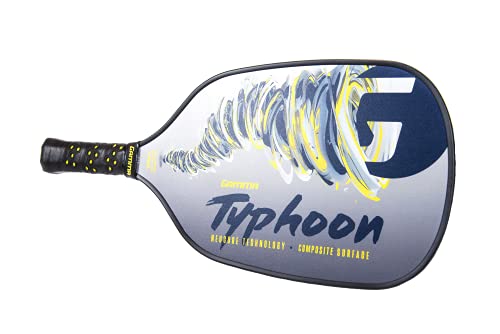 Gamma Typhoon NeuCore Pickleball Paddles with Honeycomb Grip, Composite Fiberglass Surface, Blue - USAPA-Approved Pickleball Paddle with Thicker Large-Cell Core - Premium Pickleball Equipment