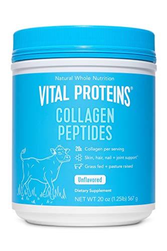 Vital Proteins Unflavored Collagen Peptides, 20 oz with Bovine Hide Collagen Peptides
