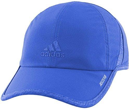adidas Women's Superlite Relaxed Adjustable Performance Cap, Hi-Res Blue/Hi-Res Blue/Chalk Purple Heather, One Size