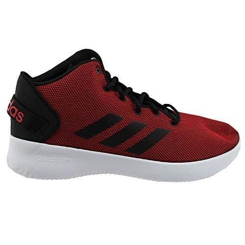 adidas Men's Cf Refresh Mid Basketball Shoe, Scarlet/Black/White, 12.5 Medium US