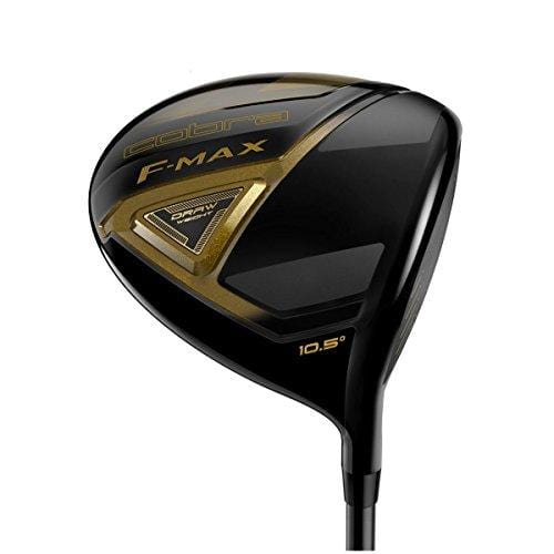 Cobra Men's 2018 F-Max Driver Black-Gold, Right Hand, Graphite, 9.5, degrees, Stiff