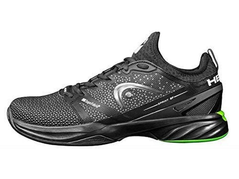 HEAD Men's Sprint SF Tennis Shoes (Black/Green) (9.5)