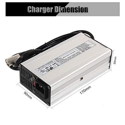 54.6V 4A Charger Electric Bike Charger 48V Li-ion Battery Charger 48V Charger 48V Scooter/E-Bike/Boat/Motorcycle Battery Charger 48V for Ezgo Battery Charger (54.6V4A XLR)