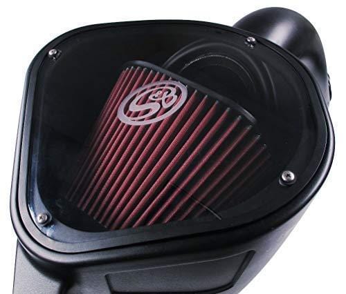S&B Filters 75-5068 Cold Air Intake For 2013-2018 Dodge Ram Cummins 6.7L (Oiled Cleanable, 8-ply Cotton Filter)