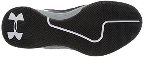 Under Armour Men's Jet Mid Basketball Shoe, Black (001)/Steel, 10.5