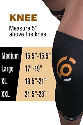 Copper Compression Knee Sleeve Support Brace-Arthritis Meniscus Tear Patella Protector-Relieve Muscle and Joint Pain-Running Powerlifting CrossFit-Sports Injury Recovery-Copper Infusion Pro (XX_Large)