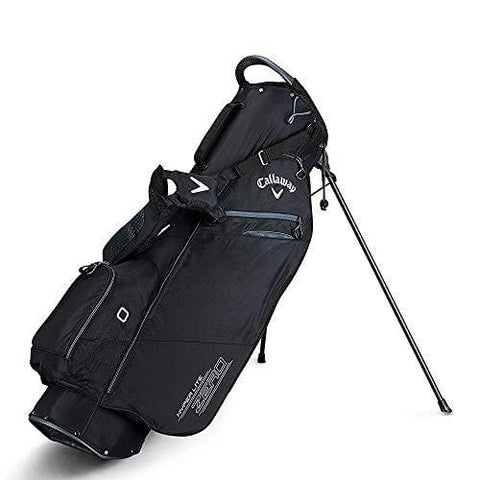 Callaway Golf 2019 Hyper Lite Zero Stand Bag, Black/Titanium/White, Double Strap