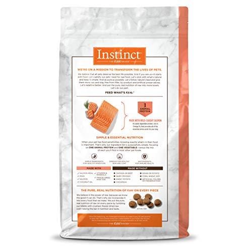 Instinct Limited Ingredient Diet Grain Free Recipe with Real Salmon Natural Dry Dog Food by Nature's Variety, 20 lb. Bag