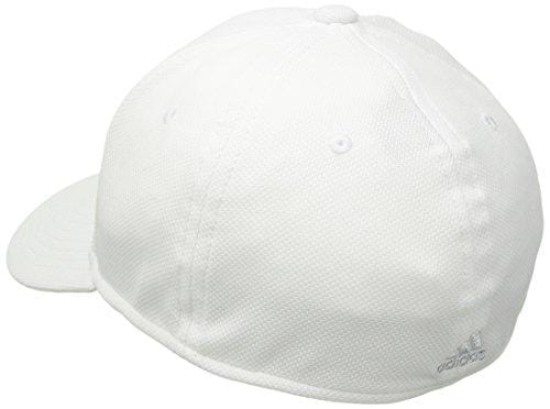 adidas Men's Rucker Stretch Fit Cap, White/Black, Large/X-Large