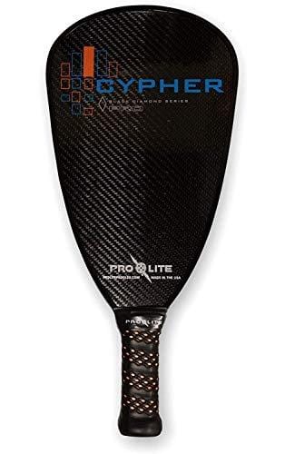Prolite Cypher Pro Pickleball Paddle (Black - Orange Grip) [product _type] Pro-Lite - Ultra Pickleball - The Pickleball Paddle MegaStore