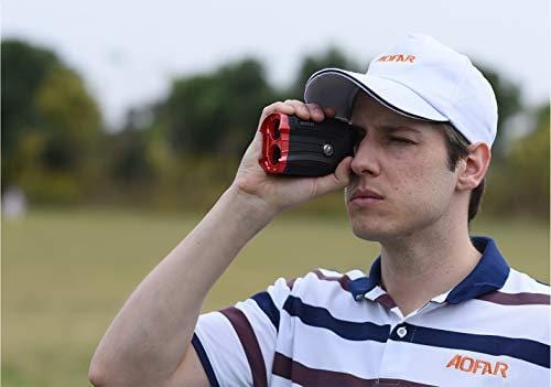 AOFAR G2 Golf Rangefinder with Slope 600 Yards Laser Range Finder 6X 25mm Waterproof, Pulse Vibration, Carrying Case, Free Battery, Gift Packaging