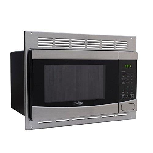 RecPro RV Stainless-Steel Microwave 1.0 cu ft. With Trim Package EM925AQR-S