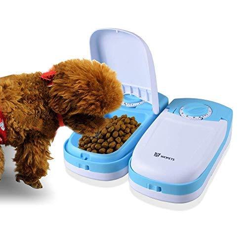 WOpet Automatic Pet Feeder,Dogs and Cats Feeder Bowl with Ice Pack-2 Meals