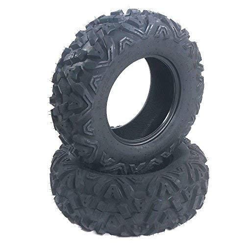 Set of 2 All Terrain ATV/UTV Tires 25x8x12 Front Spare Tire 25x8-12 6PR Tubeless