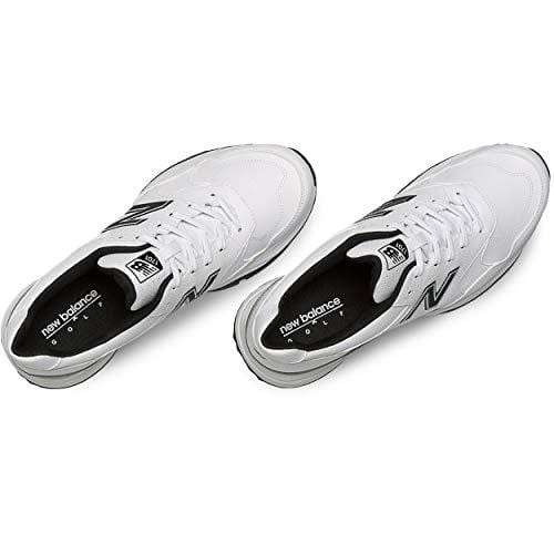 New Balance Men's nbg1701 Golf Shoe, White/Black, 12 D US
