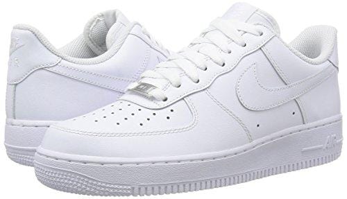 Nike Mens Air Force 1 Low 07 Basketball Shoe White/White 11