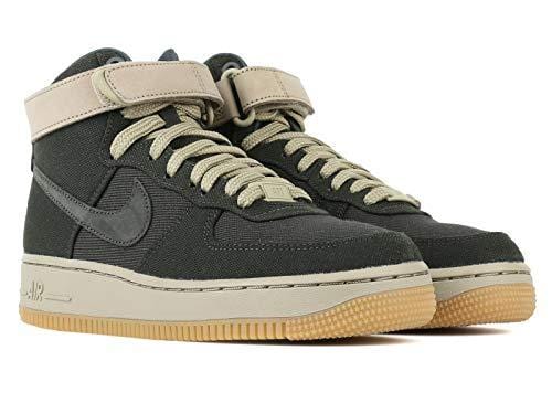 NIKE Women's Air Force 1 Hi UT Basketball Shoes, AJ2775 300 Sequoia/Sequoia-Neutral Olive (8 B(M) US)