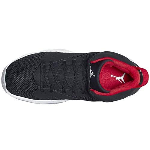 Jordan Nike Men's Lift Off Shoes, Black/White-University Red-Wolf Grey, 9