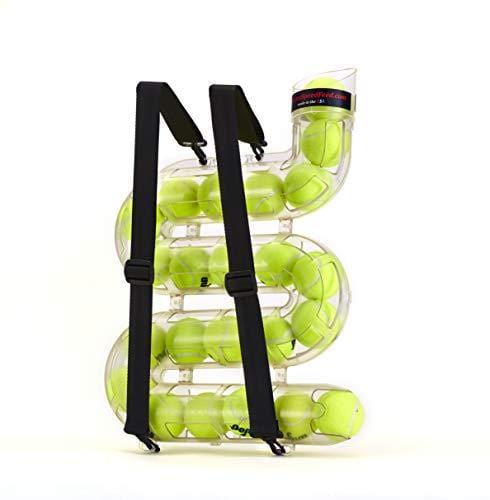 SPEEDFEED Tennis Ball Feeder Training Tool Convenient Ball Storage Device | Alternative to Stationary Ball Baskets | Holds 23 Tennis Balls | Made in USA | 20.25” x 14” x 3.25