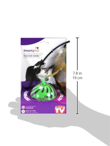 SmartyKat Feather Whirl Electronic Motion Cat Toy, As Seen On TV