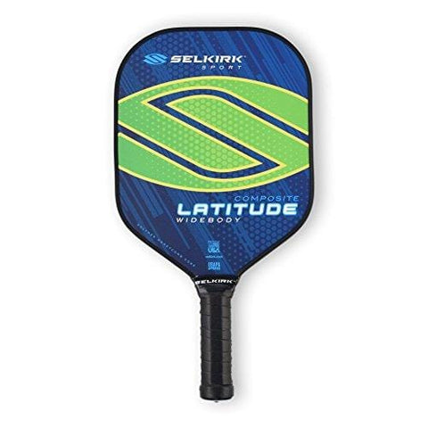 Selkirk Latitude Widebody Composite Pickleball Paddle - USAPA Approved - PowerCore Polymer Core - PolyFlex Composite Surface - EdgeSentry Protection - ThinGrip Handle (Lakeside Lime) [product _type] Selkirk Sport - Ultra Pickleball - The Pickleball Paddle MegaStore