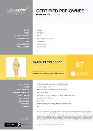 Rolex Datejust Automatic-self-Wind Female Watch 69178 (Certified Pre-Owned)