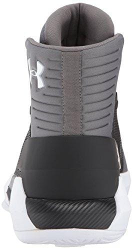 Under Armour Men's Team Drive 4 Basketball Shoe, Black (001)/White, 8.5