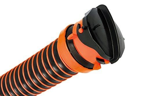 Camco RhinoEXTREME 20ft RV Sewer Hose Kit, Includes Swivel Fitting and Translucent Elbow with 4-In-1 Dump Station Fitting, Crush Resistant, Storage Caps Included - 39867