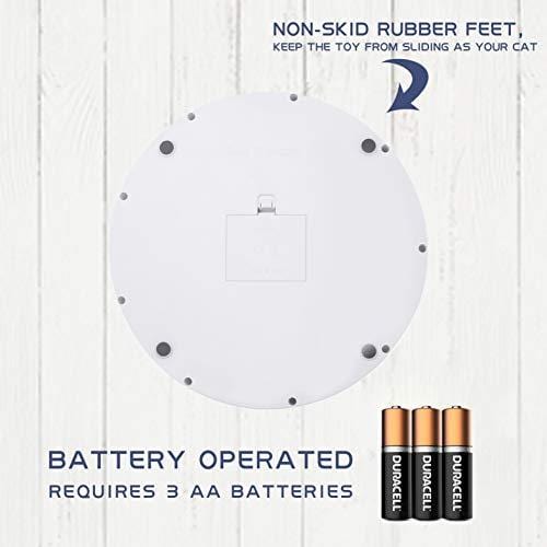 WingPet Interactive Electronic Cat Toy with Magnetic Mouse Automatic Spinning, Funny Chasing Teaser, Stimulate Cat's Senses & Hunting Instincts