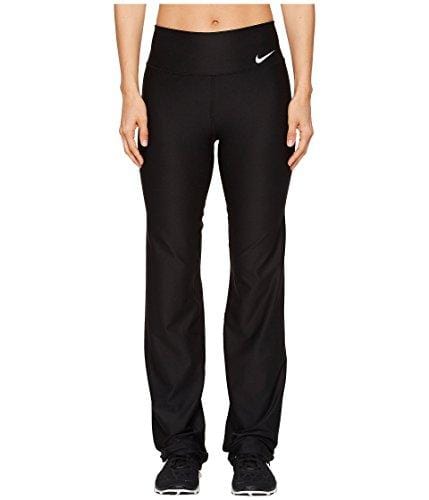 NIKE Women's Power Training Pants, Black/White, Large