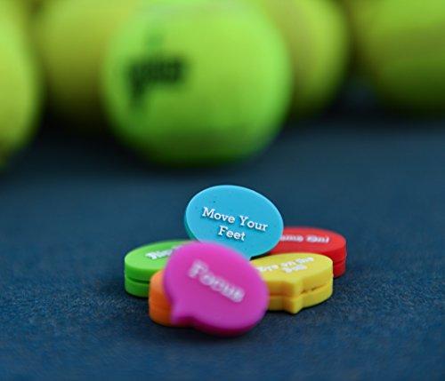 BusyBee Tennis Vibration Dampener in Fun Zipper Gift Pack. Best Shock Absorber (6 Count) Plus a Bonus: Exclusive Mobile App 3 Months Trial [product _type] BusyBee - Ultra Pickleball - The Pickleball Paddle MegaStore